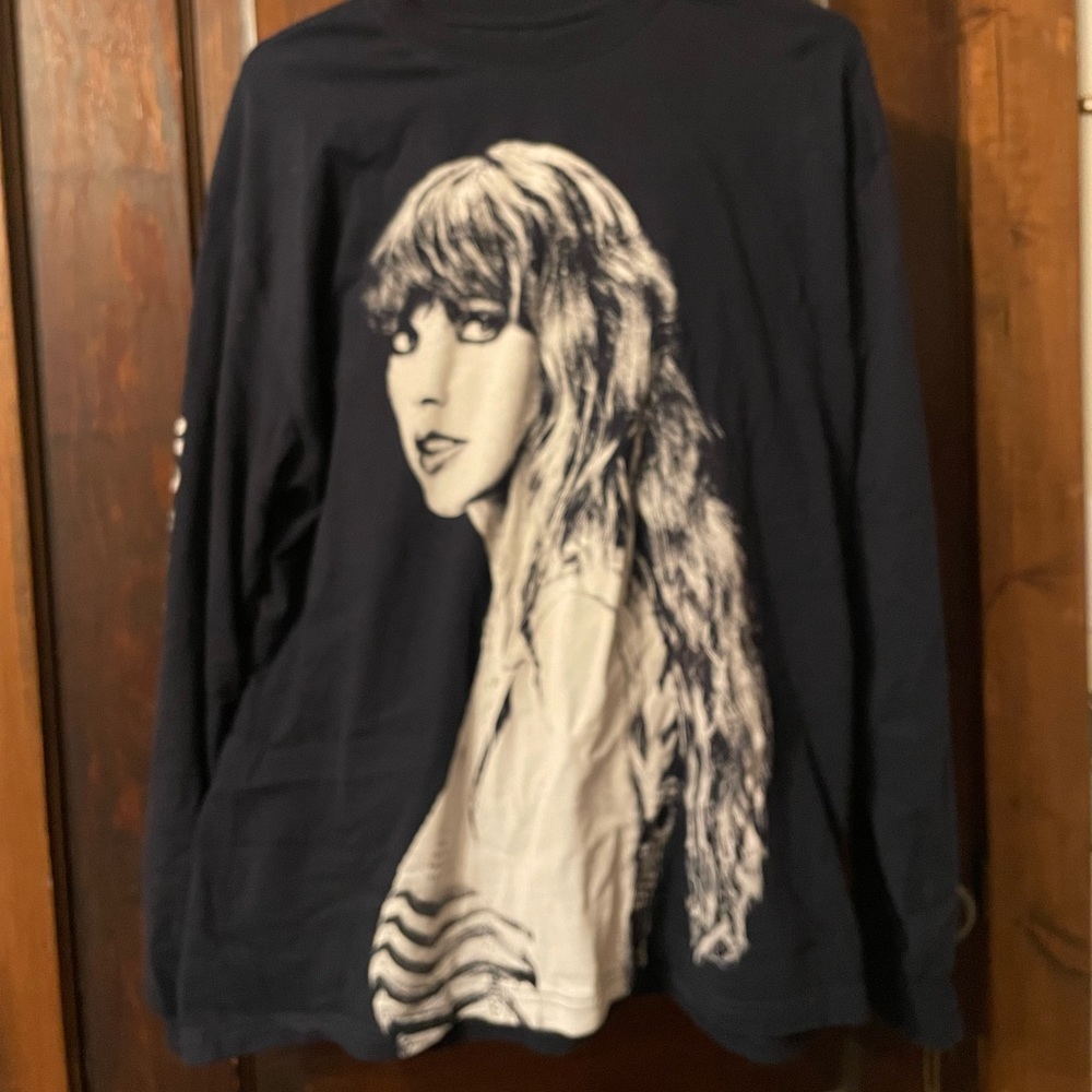 Taylor Swift Eras Tour Navy blue longsleeve shirt